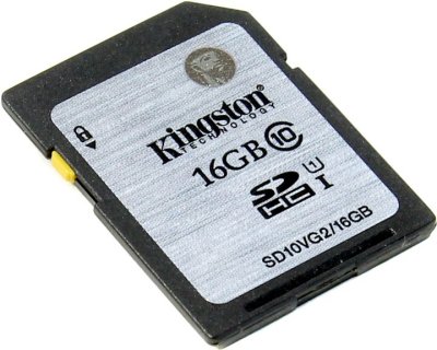     Kingston (SD10VG2/16GB) SDHC Memory Card 16Gb UHS-I