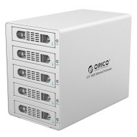      HDD 5 x 3.5" Orico 3559RUS3, USB3.0 + eSATA, RAID, SATA, Silver