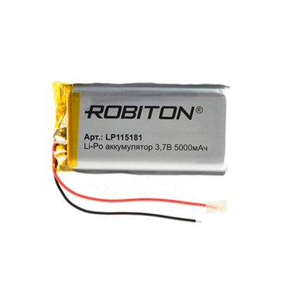    LP115181 - Robiton 3.7V 5000mAh 14887 / LP5000-115181