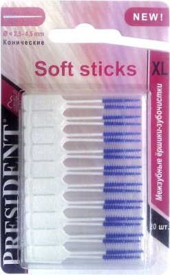    - PresiDent Soft sticks,  XL