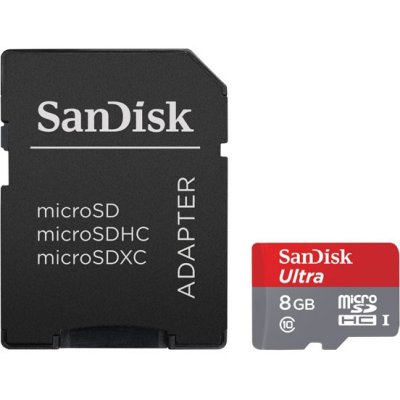     Sandisk Ultra microSDHC 8GB Class 10 UHS-I + ADP 48MB/s