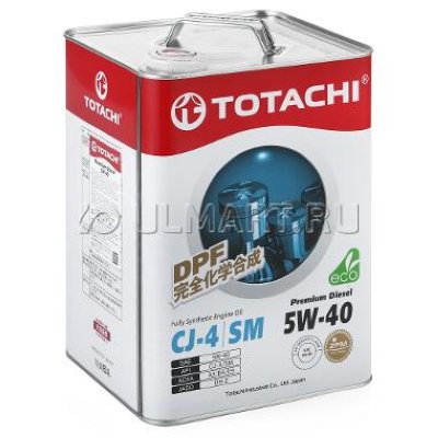     TOTACHI Premium Diesel 5W-40 CJ-4/SM, 6 , 