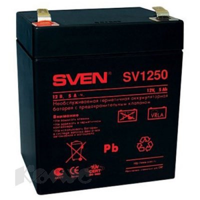     SVEN SV 1250 (12V 5A/h)