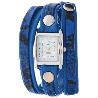     La Mer Collections "Layer Electric Blue Snake". LMLW6001x