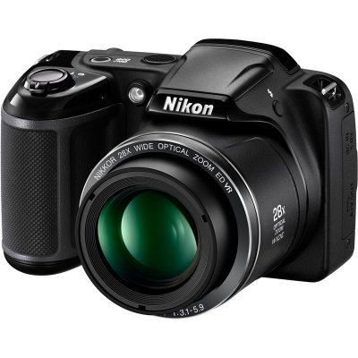    Nikon CoolPix L340  20Mpix Zoom28x 3" 1080p 43Mb SDXC/SDXC CMOS IS opt+el 1minF rot