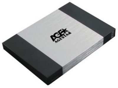      2.5" SATA-, AgeStar USB2.0, ,  (SUB2O1 silver)