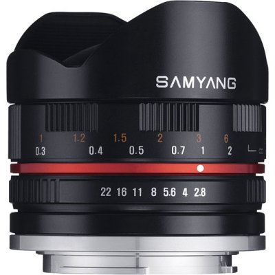    Samyang MF 8mm f/3.5 AS IF UMC Fish-eye CS II  Canon EF