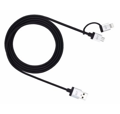     Just Mobile USB - Micro USB + Lightning DC-169