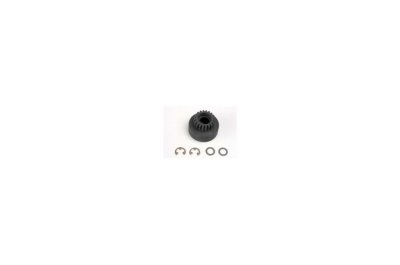    Clutch bell, (20-tooth)/ 5x8x0.5mm fiber washer (2)/ 5mm E-clip (requires #4611-ball bearings,
