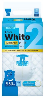    Nepia  Whito 12  S (4-8 ) 60 .