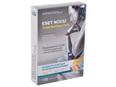     ESET NOD32 Small Business Pack Newsale for 10 user NOD32-SBP-NS-CARD-1-10