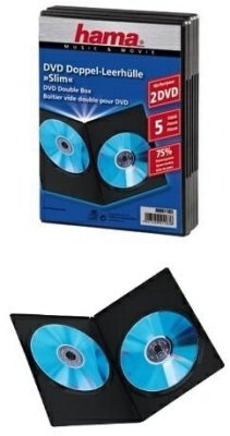    Hama H-51183  Slim Double  DVD 5 .  