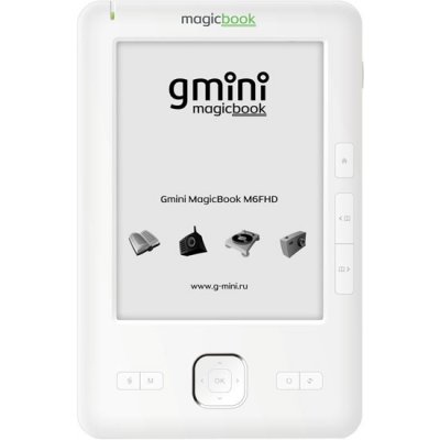     Gmini MagicBook M6FHD White (6" E-Ink Pearl HD, flexible)