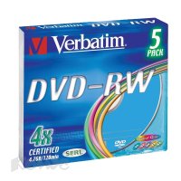   Verbatim DVD-RW Color43563