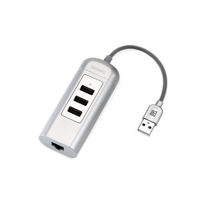    USB Remax RU-U4 Cati 2.0 3xUSB Silver
