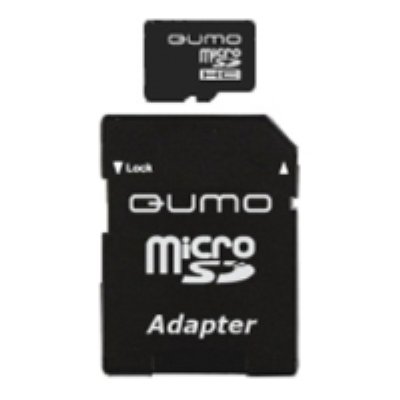     Qumo MicroSDHC 4GB Class 6 + SD adapter 
